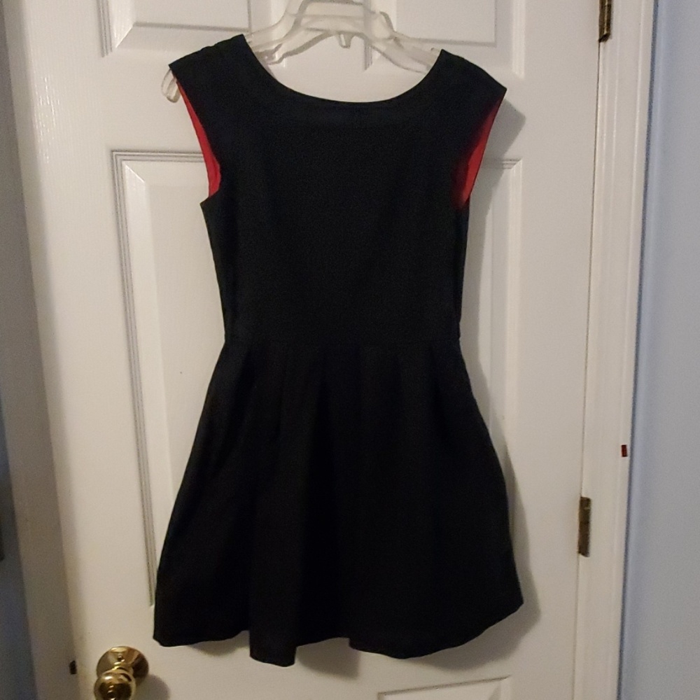 Zara Black Mini Dress w/Pockets